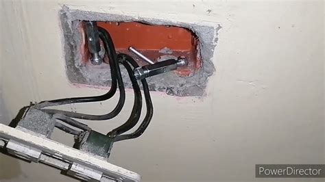 broken junction box screw hole|screw hole in electrical box.